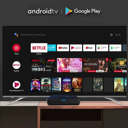 RockTek Android TV 12 Stream Box