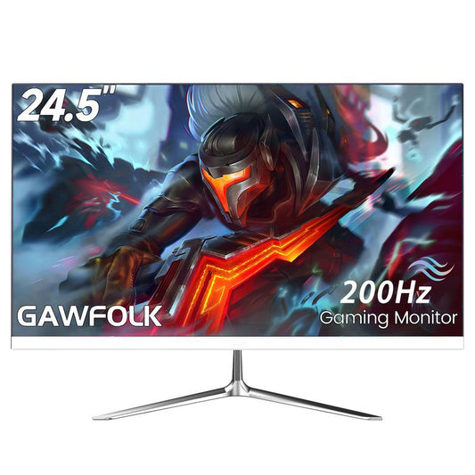 24.5 Inch Gaming Monitor, 200Hz PC Monitor FHD 1080P Frameless Computer Monitors, VA, Srgb 100%, Displayport, HDMI, Eye Care, Wall Mount Compatible