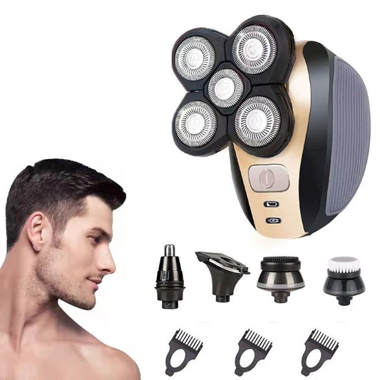 5-in-1 Floating Electric Shaver