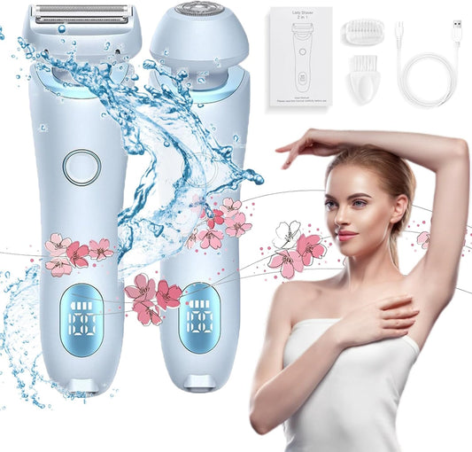 2-in-1 Rechargeable Epilator & Trimmer – Painless & Portable