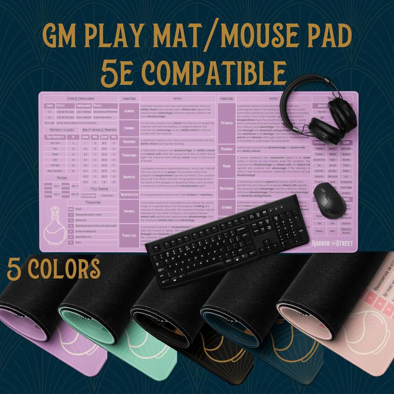 GM Play Mat / Gaming Mouse Pad - 5E Compatible