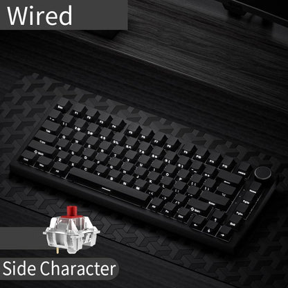 AJAZZ AK820 Wired Mechanical Keyboard, Side Engraved Keycap Keyboard, Full Key Hot Swap Gasket Structure Keyboard, Gaming Keyboard for Gaming, Gaming Keyboard, Gaming Room Accessories